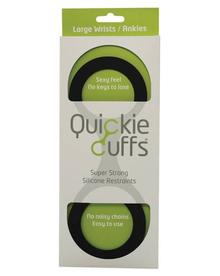 Quickie Cuffs Large-Black