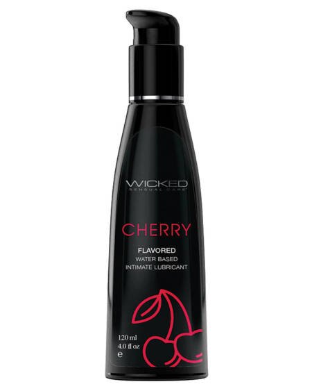 Wicked Aqua Flavored Lube-Cherry 4oz
