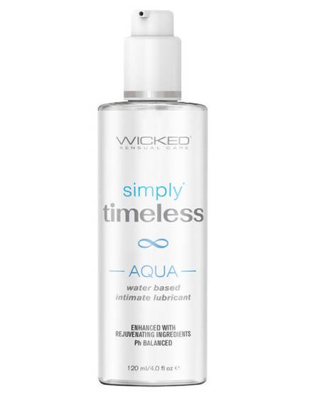 Wicked Simply Timeless Aqua Water-Based Lubricant 4oz