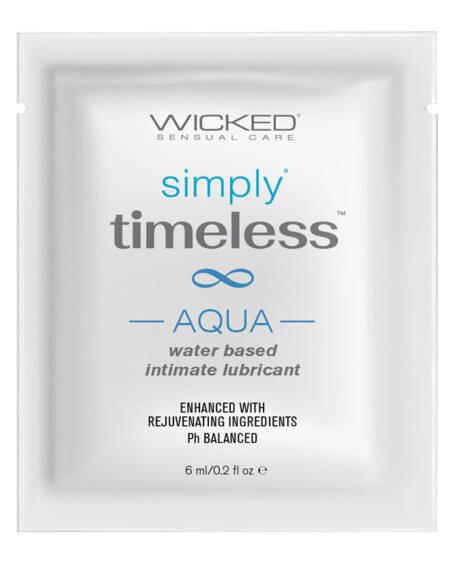 Wicked Sensual Care Simply Timeless Packet Aqua Foil Pack 6ml