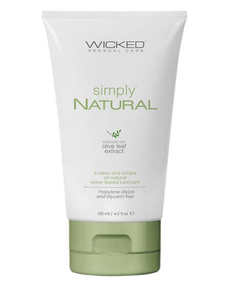 Wicked Sensual Care Sensual Simply Natural Lube 4oz
