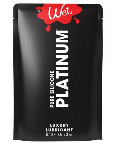 Wet Platinum Luxury Silicone Based Lubricant 0.1oz