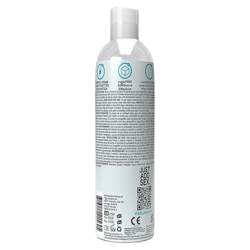 Wet Delicious Oral Play Whipped Cream Waterbased Flavored Lubricant 4oz - Image 2