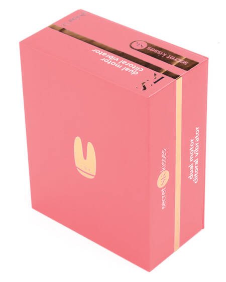 Secret Kisses Dual Motor Clitoral Vibrator-Coral