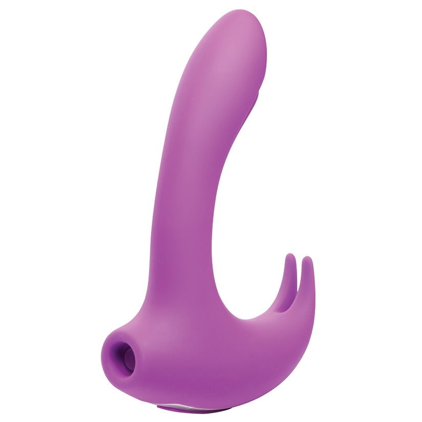 Shegasm 12x Lux Rocker Pulsing and Vibrating G-Spot Rabbit-Purple - Image 2