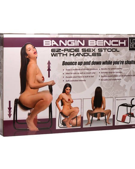 Bangin Bench EZ-Ride Sex Stool with Handles [DROP SHIP ONLY]