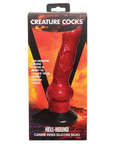 Creature Cocks Hell Hound Canine Silicone Dildo