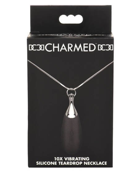 Charmed Vibrating Silicone Teardrop Ne...