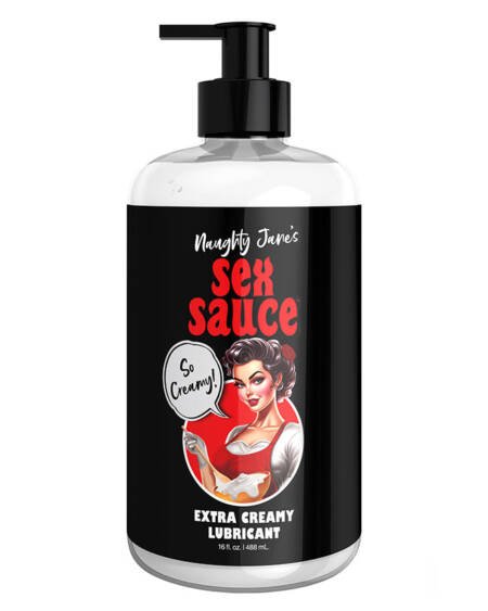 Naughty Jane's Sex Sauce Extra Creamy Lubricant 16oz