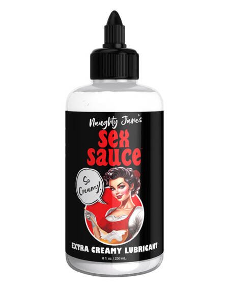 Naughty Jane's Sex Sauce Extra Creamy Lubricant 8oz