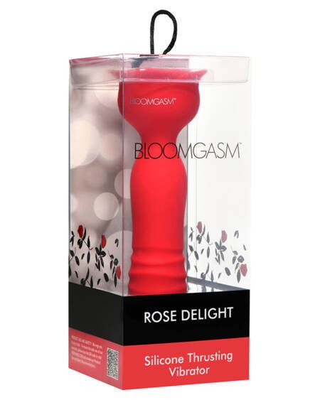 Bloomgasm Rose Delight Silicone Thrusting Vibrator