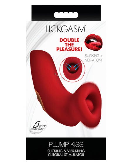 LickGasm Plump Kiss Sucking and Vibrating Clitoral Stimulator